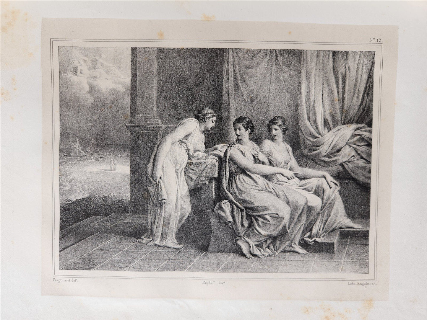 1825 Les Amours de Psyche et de Cupidon ILLUSTRATED w/29 ENGRAVINGS antique