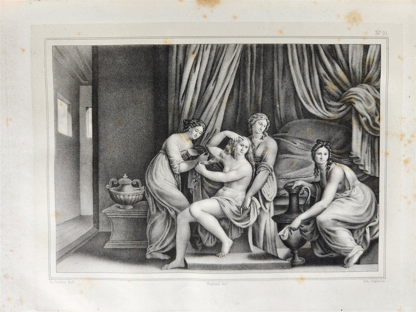 1825 Les Amours de Psyche et de Cupidon ILLUSTRATED w/29 ENGRAVINGS antique