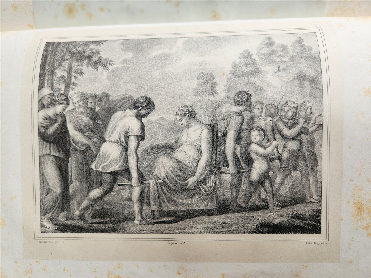 1825 Les Amours de Psyche et de Cupidon ILLUSTRATED w/29 ENGRAVINGS antique