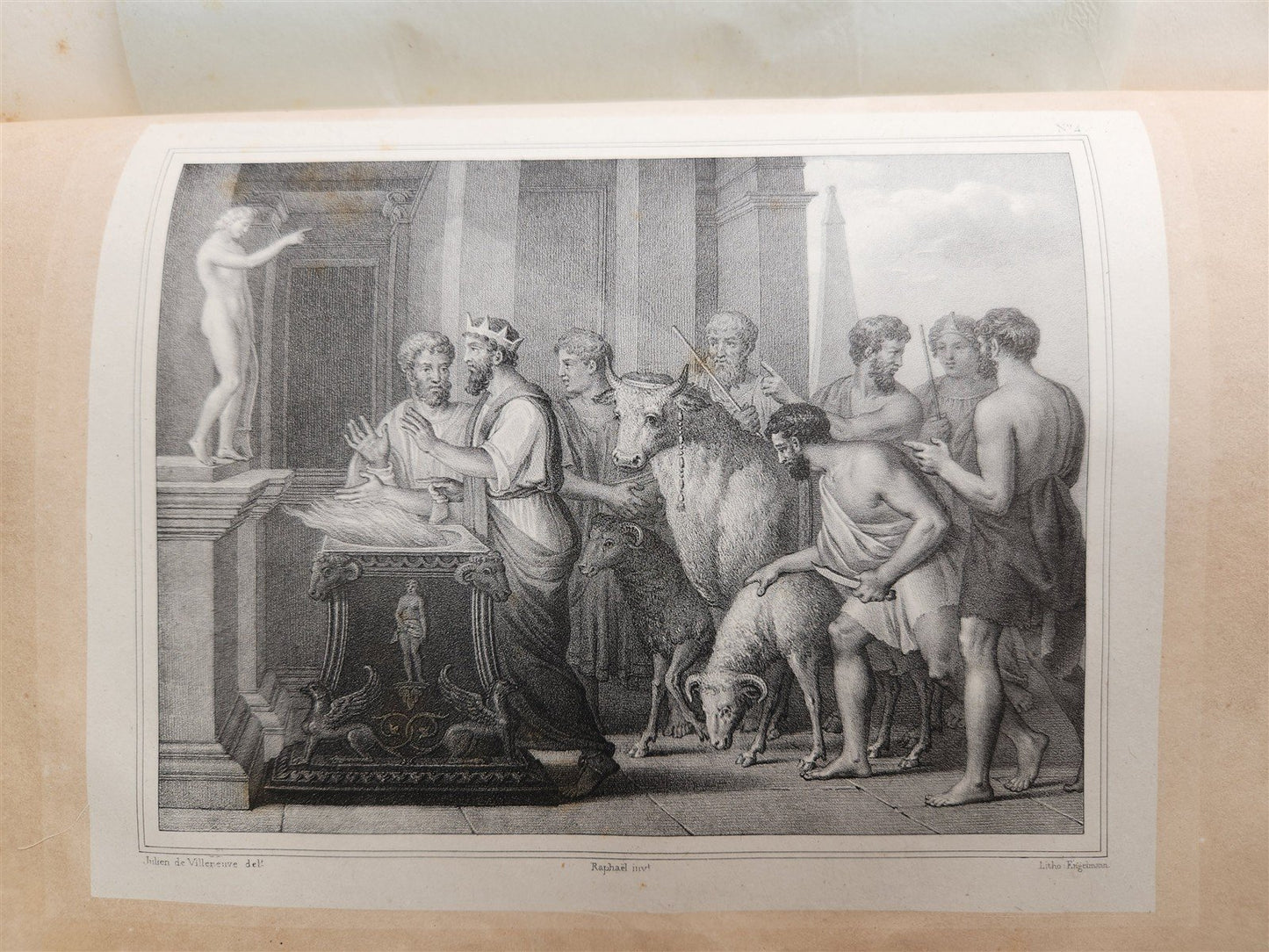 1825 Les Amours de Psyche et de Cupidon ILLUSTRATED w/29 ENGRAVINGS antique