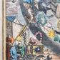 VINTAGE CELESTIAL MAP by CELLARIUS w/ ZODIAC SIGNS of SOUTHERN HEMISPHERE