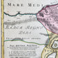 1720 MAP of EGYPT by JOHANN HOMANN antique AEGYPTUS HODIERNA