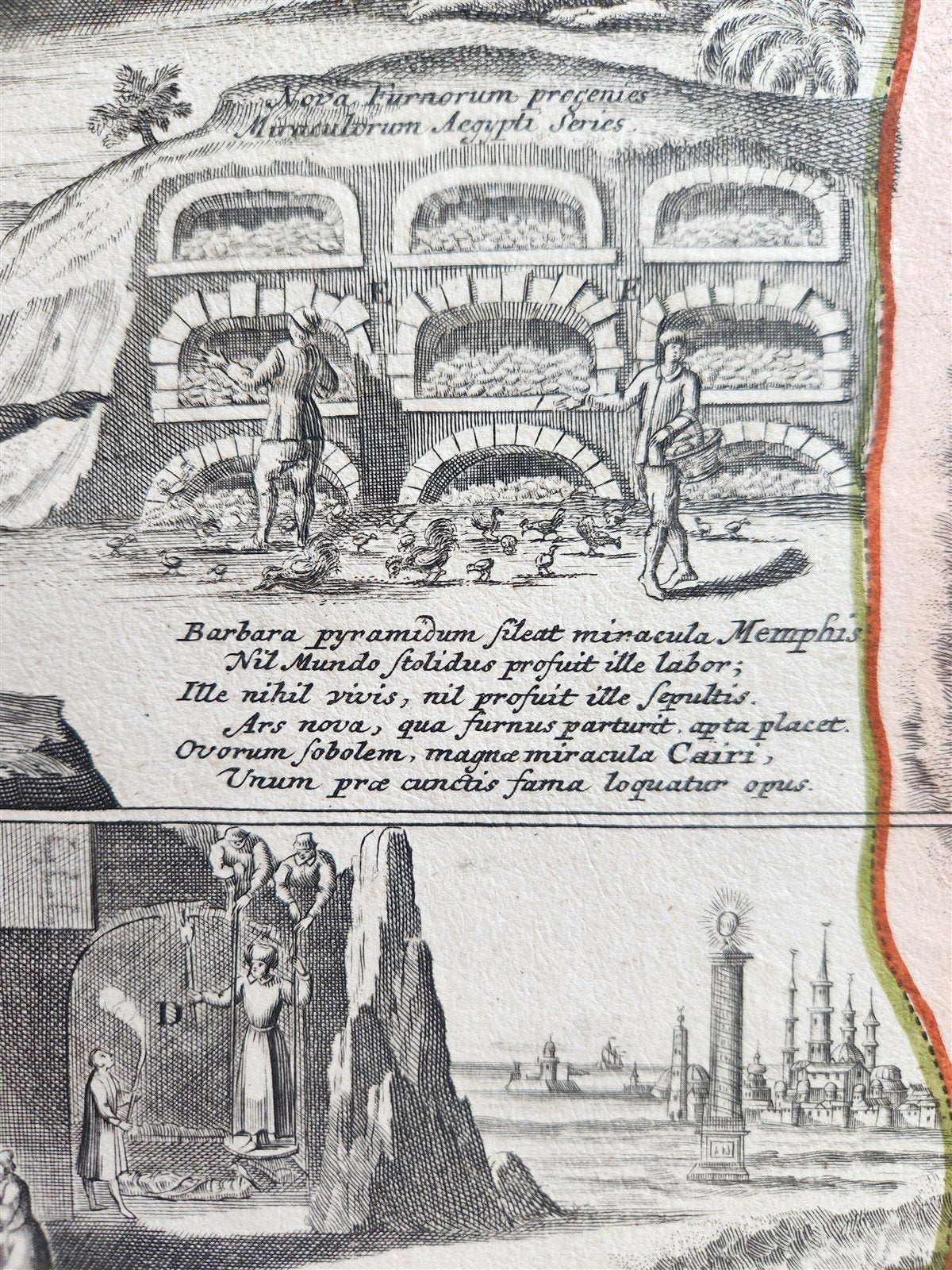 1720 MAP of EGYPT by JOHANN HOMANN antique AEGYPTUS HODIERNA