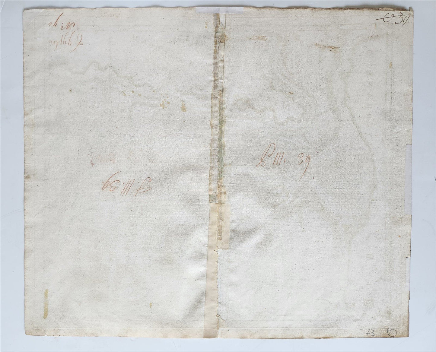 1720 MAP of EGYPT by JOHANN HOMANN antique AEGYPTUS HODIERNA