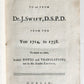 1741 LETTERS TO & FROM DR.J.SWIFT from YEAR 1714, TO 1738 antique