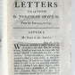 1741 LETTERS TO & FROM DR.J.SWIFT from YEAR 1714, TO 1738 antique