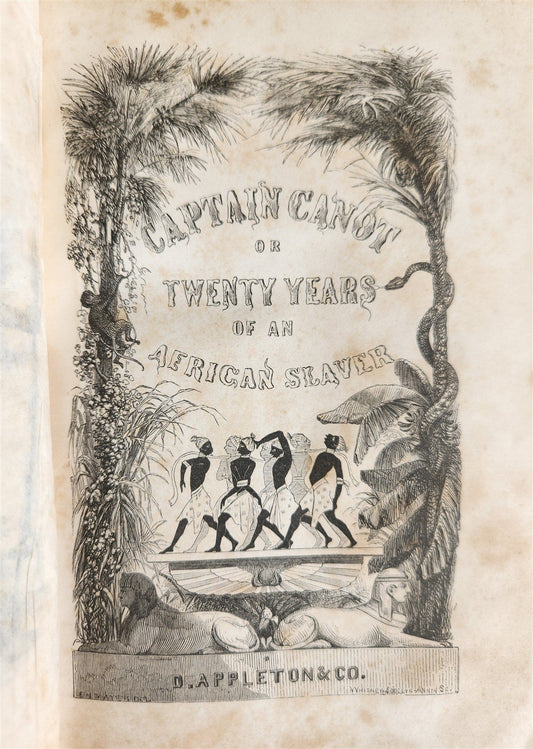 1854 CAPTAIN CANOT TWENTY YEARS of an AFRICAN SLAVER antique ILLUSTRATED 1st ed