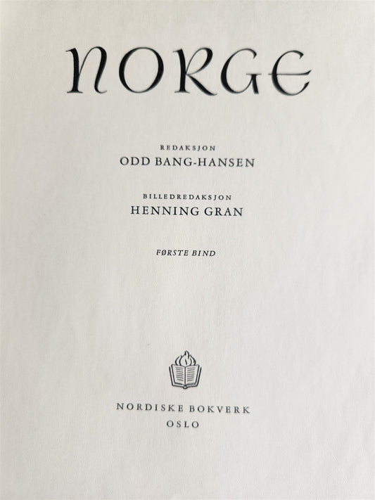 1940s NORWAY antique ILLUSTRATED