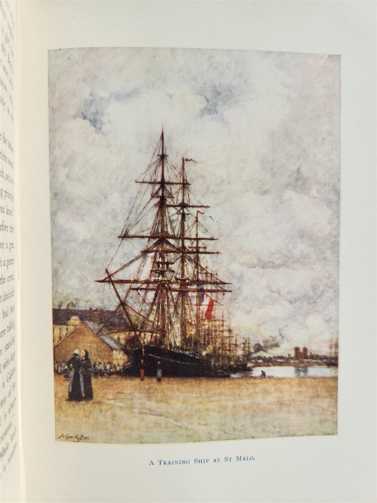 1906 PICTURESQUE BRITTANY by Mrs. Arthur G. Bell antique ILLUSTRATED