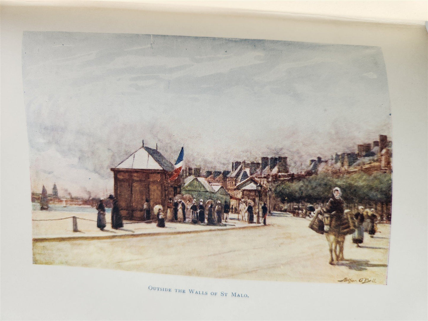 1906 PICTURESQUE BRITTANY by Mrs. Arthur G. Bell antique ILLUSTRATED