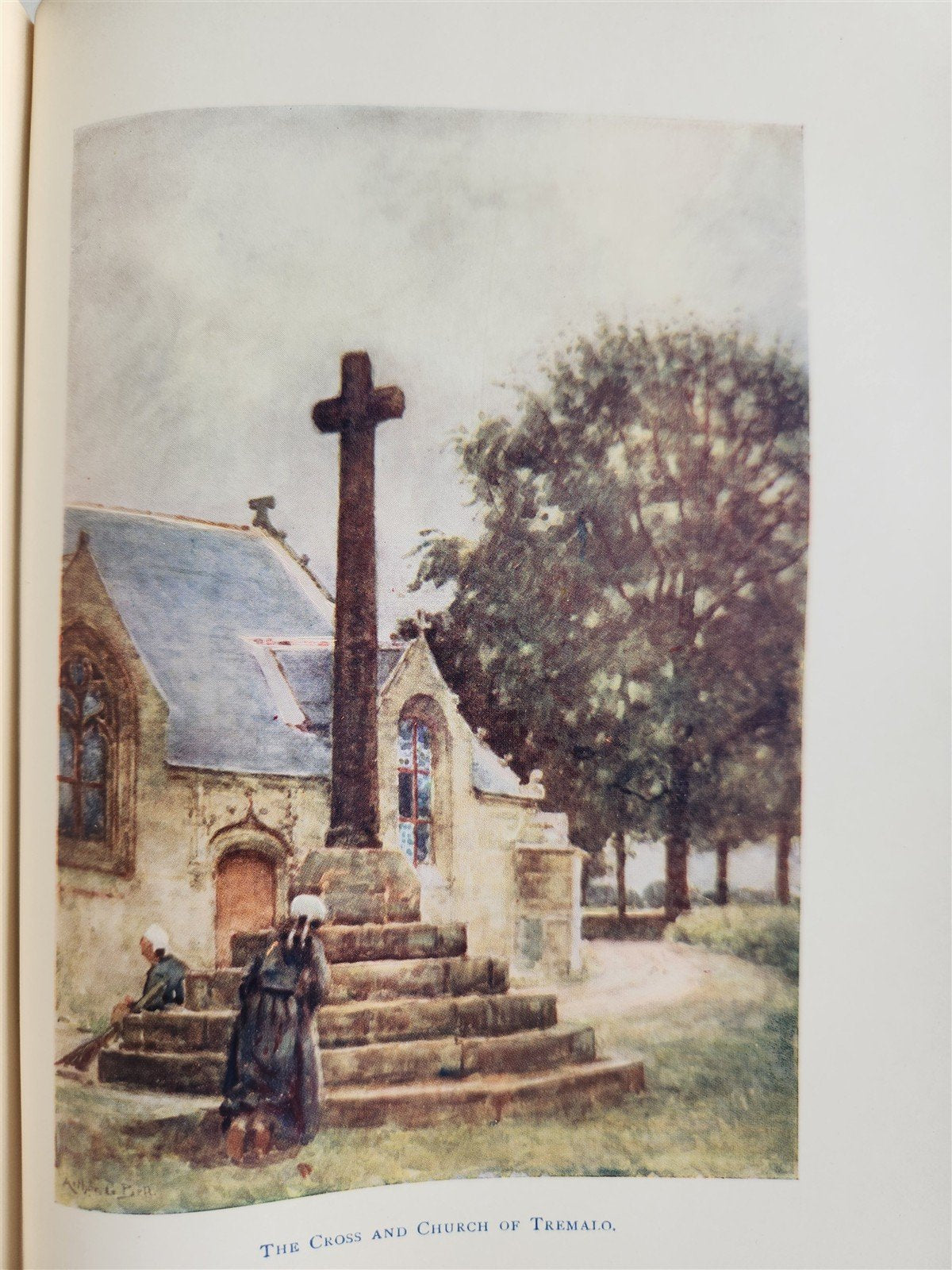 1906 PICTURESQUE BRITTANY by Mrs. Arthur G. Bell antique ILLUSTRATED