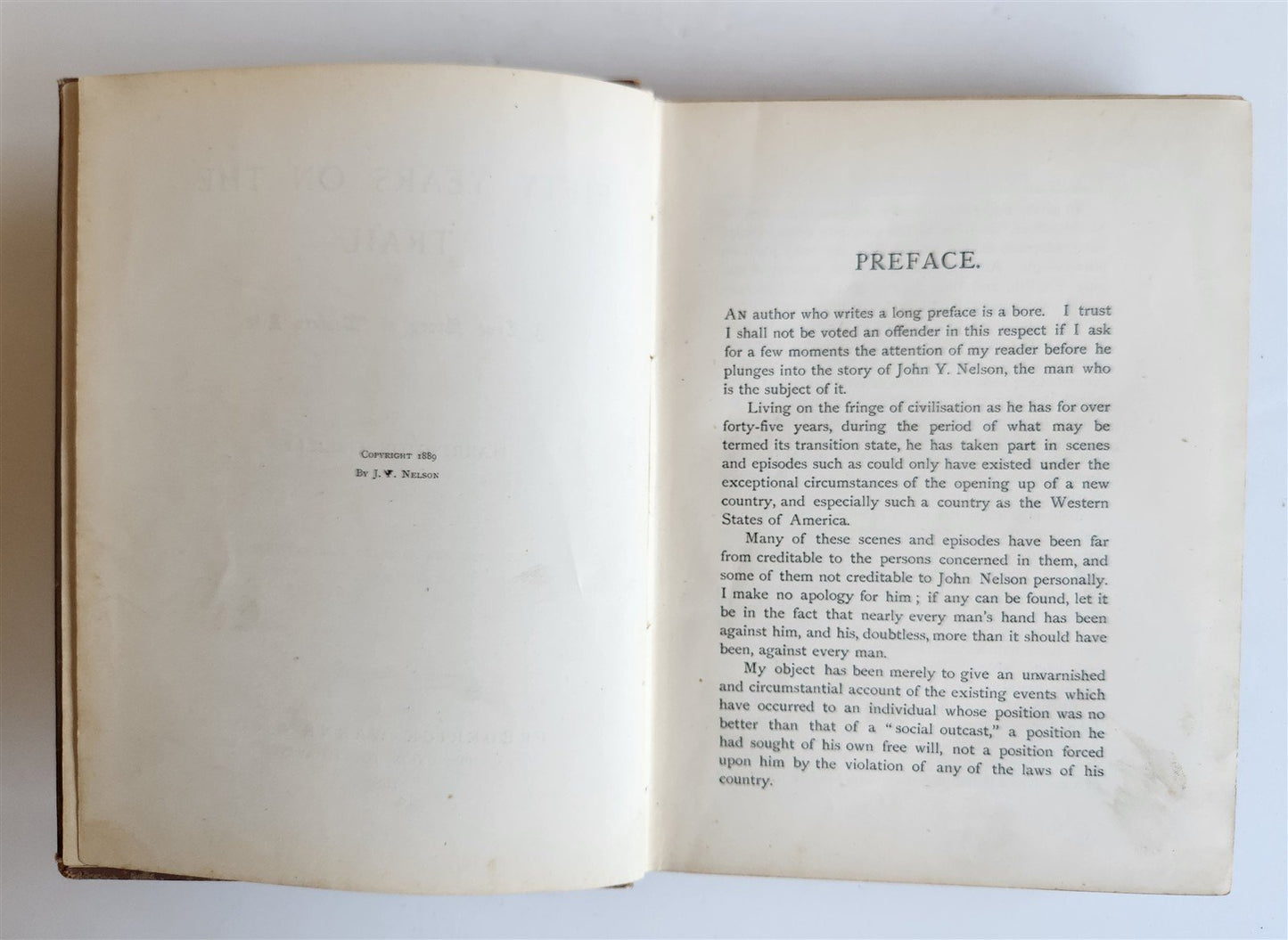 1889 FIFTY YEARS ON THE TRAIL Story of Western Life O'REILLY antique AMERICANA