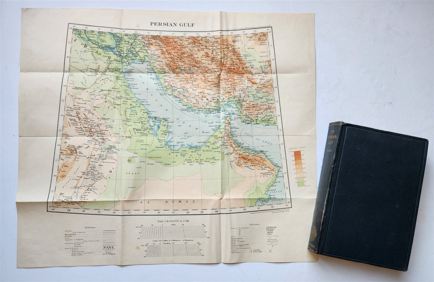 1928 THE PERSIAN GULF by ARNOLD WILSON antique
