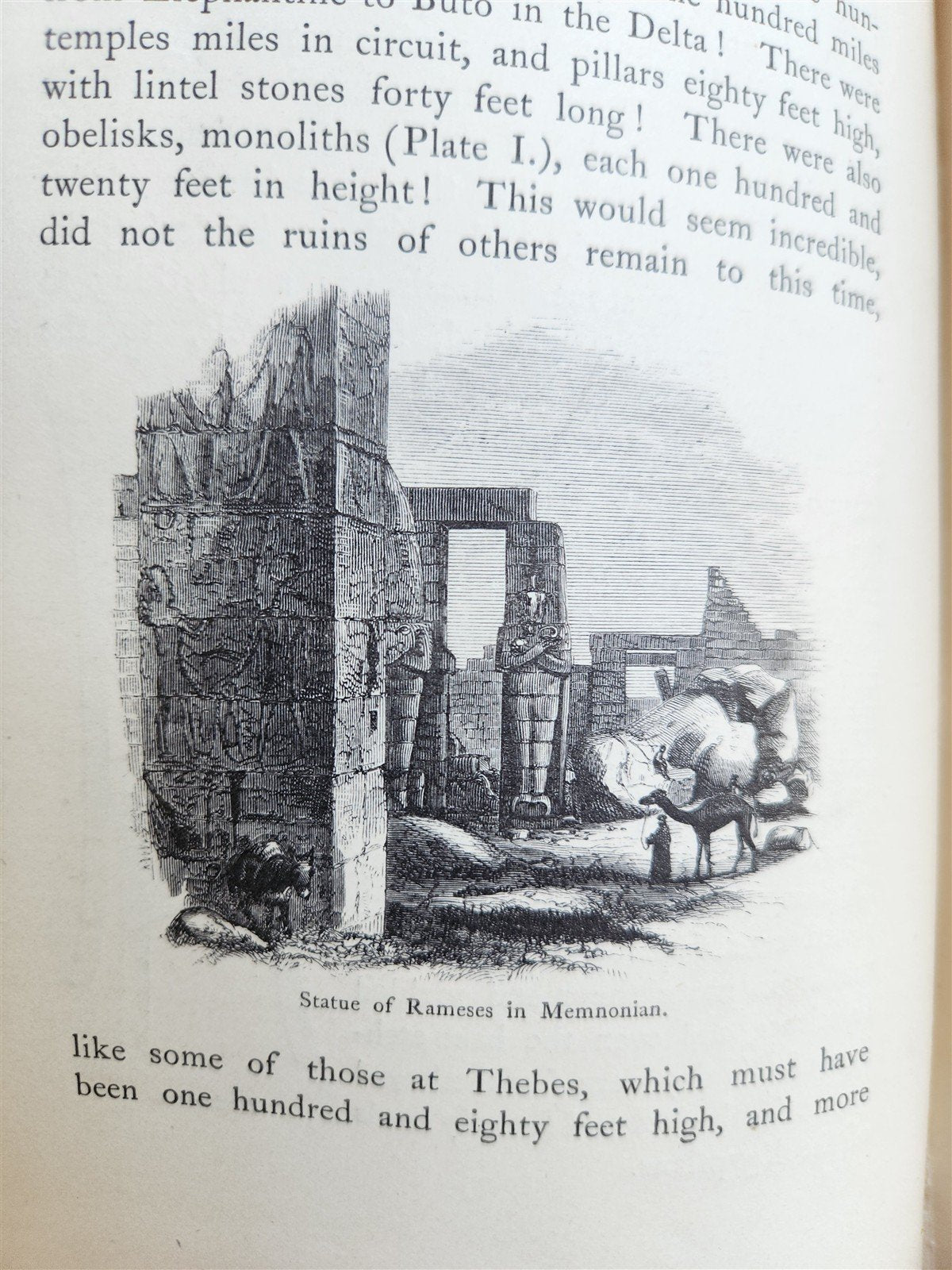 1864 DALETH or THE HOMESTEAD OF THE NATIONS EGYPT ILLUSTRATED by E.CLARK antique