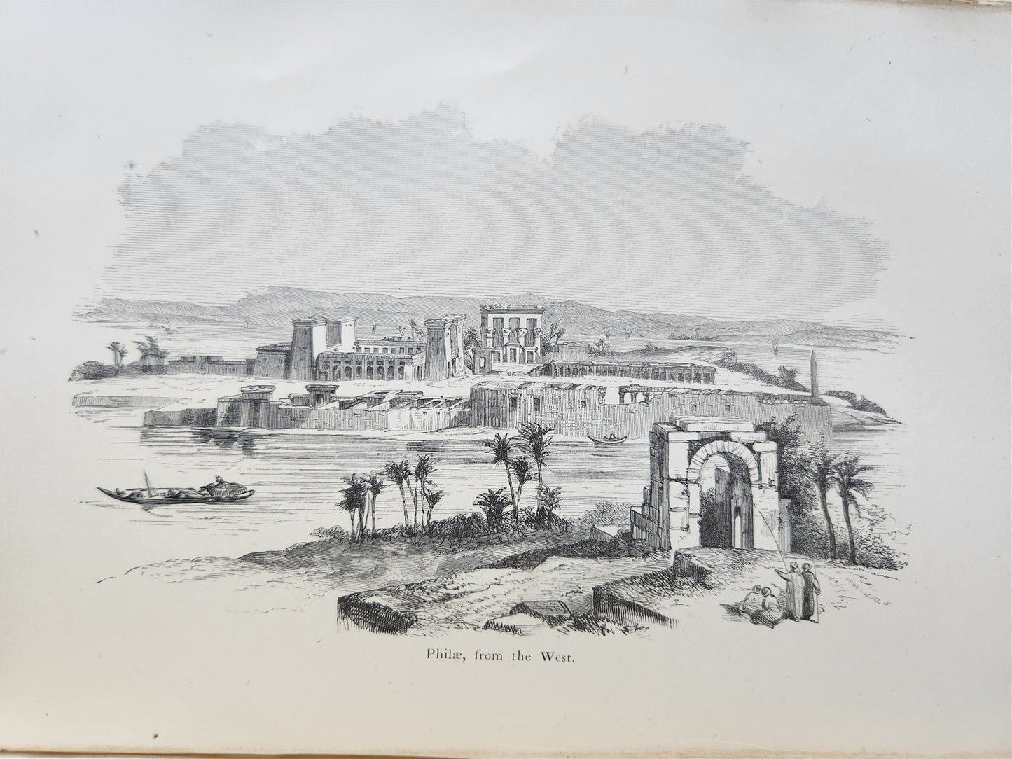 1864 DALETH or THE HOMESTEAD OF THE NATIONS EGYPT ILLUSTRATED by E.CLARK antique