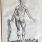 1646 ANATOMY ILLUSTRATED after VESALIUS antique FOLIO 17th CENTURY scarce