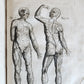 1646 ANATOMY ILLUSTRATED after VESALIUS antique FOLIO 17th CENTURY scarce