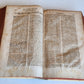 1746 CANON LAW antique PIGSKIN BOUND FOLIO