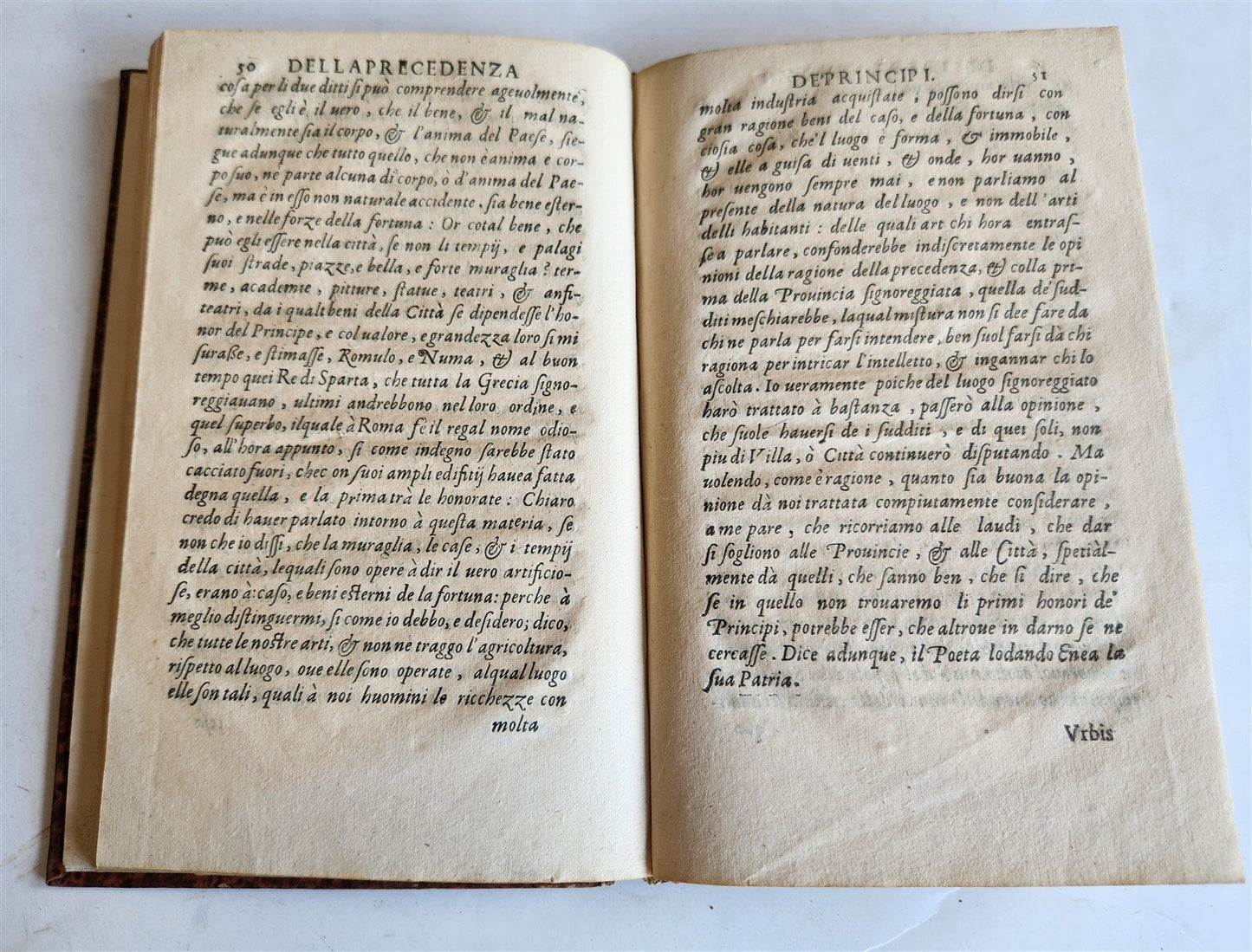 1598 DISCORSI by S. SPERONI antique 16th CENTURY in ITALIAN