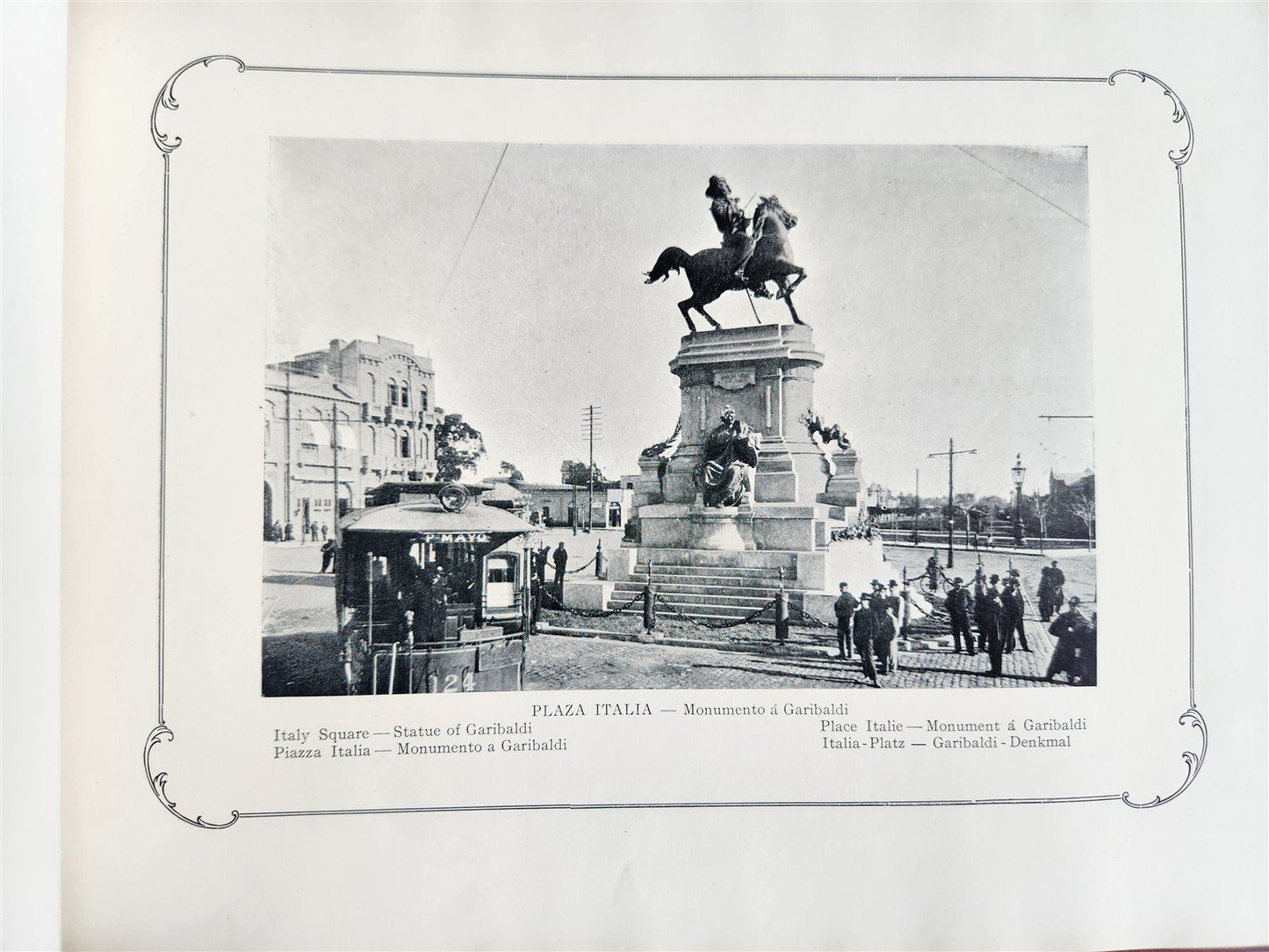1900 ALBUM-RECUERDO de BUENOS AIRES antique PHOTO ILLUSTRATED FOLIO ALBUM