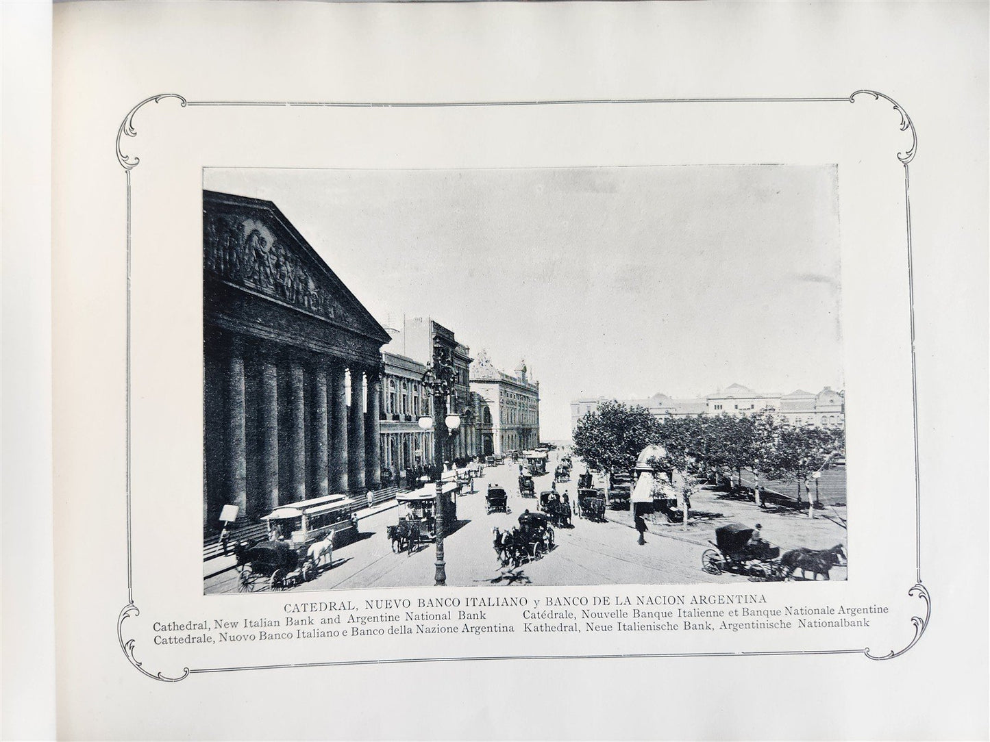 1900 ALBUM-RECUERDO de BUENOS AIRES antique PHOTO ILLUSTRATED FOLIO ALBUM