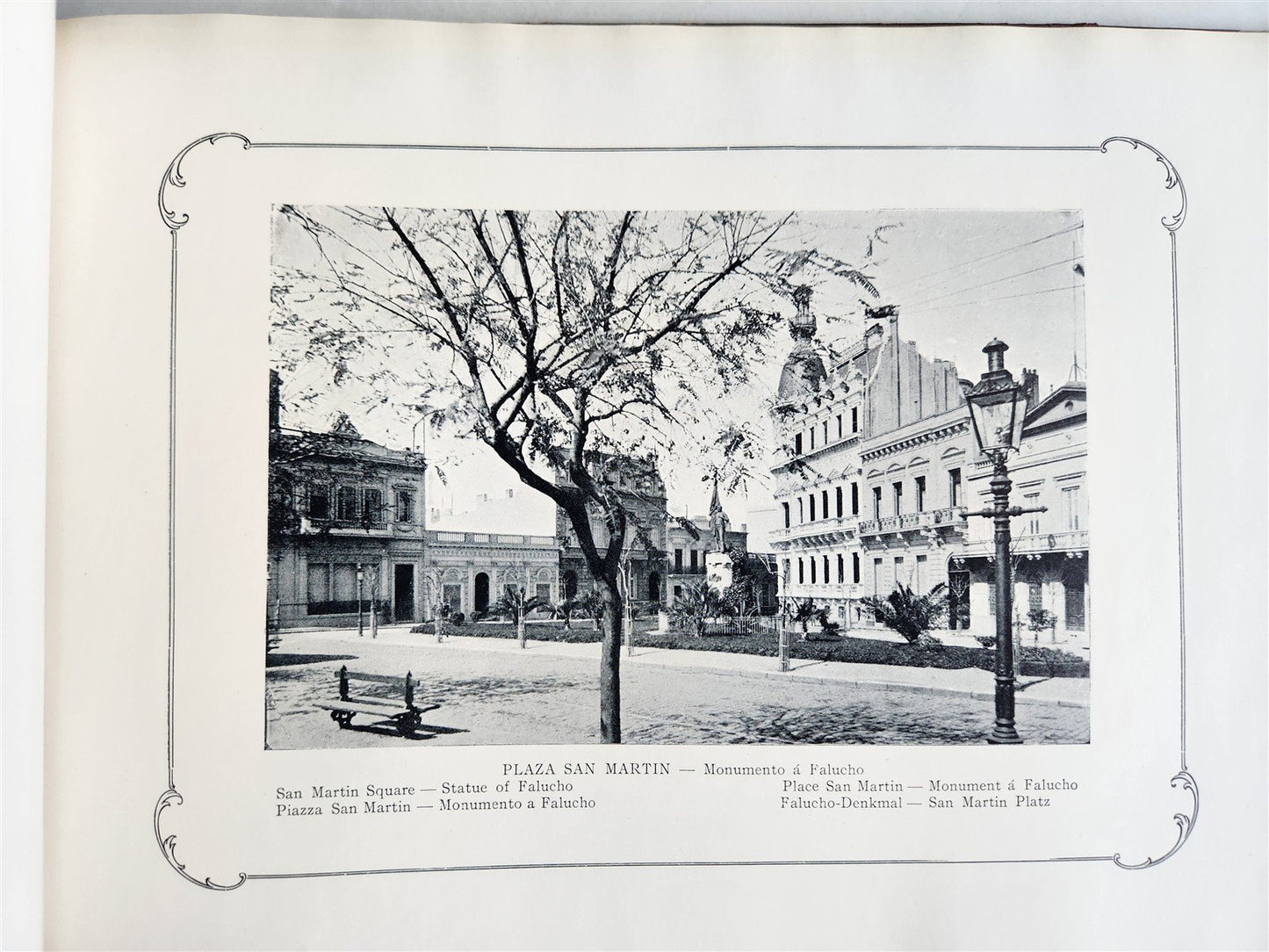 1900 ALBUM-RECUERDO de BUENOS AIRES antique PHOTO ILLUSTRATED FOLIO ALBUM