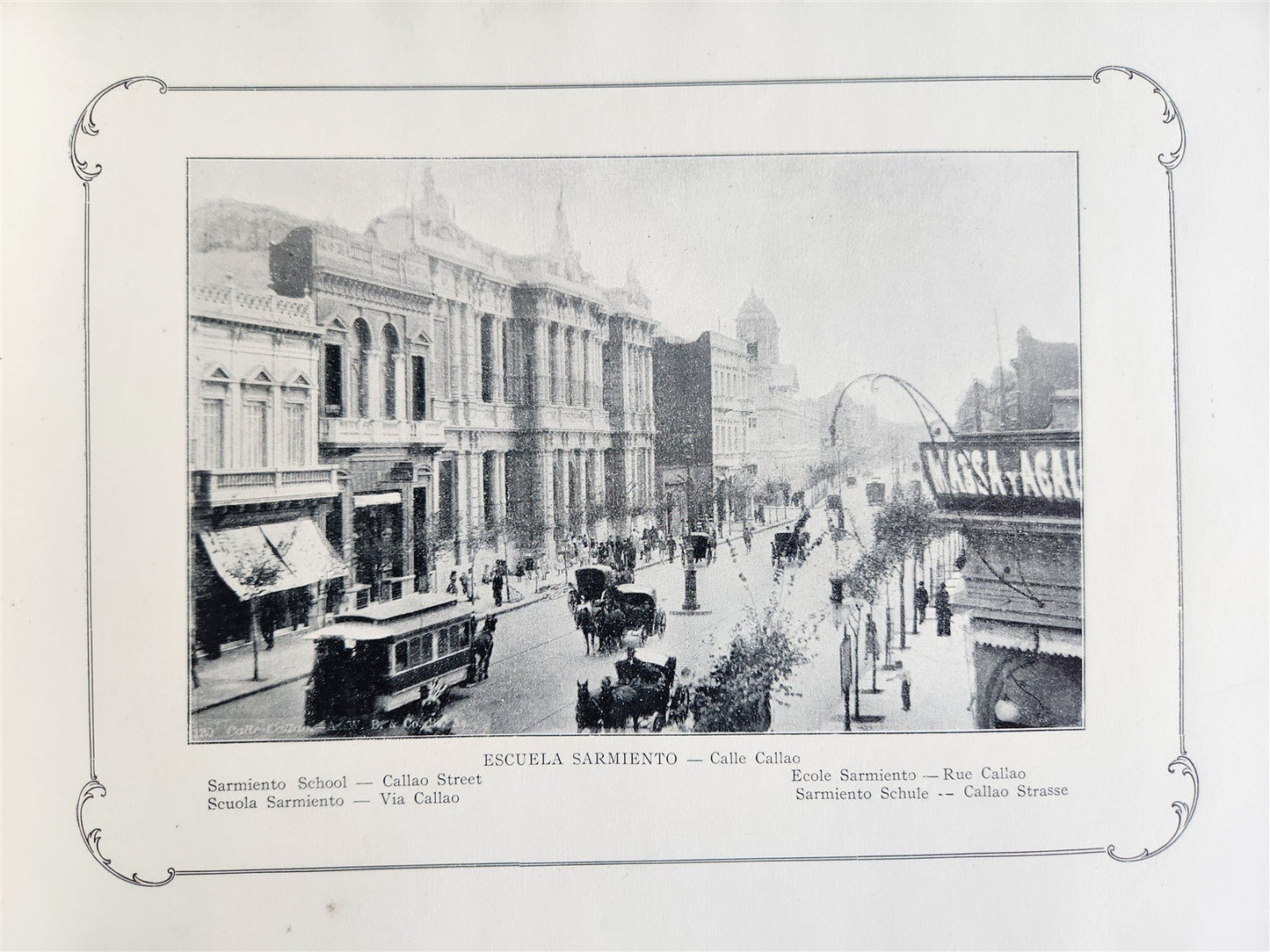 1900 ALBUM-RECUERDO de BUENOS AIRES antique PHOTO ILLUSTRATED FOLIO ALBUM