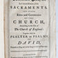 1764 BOOK OF COMMON PRAYER in ENGLISH antique