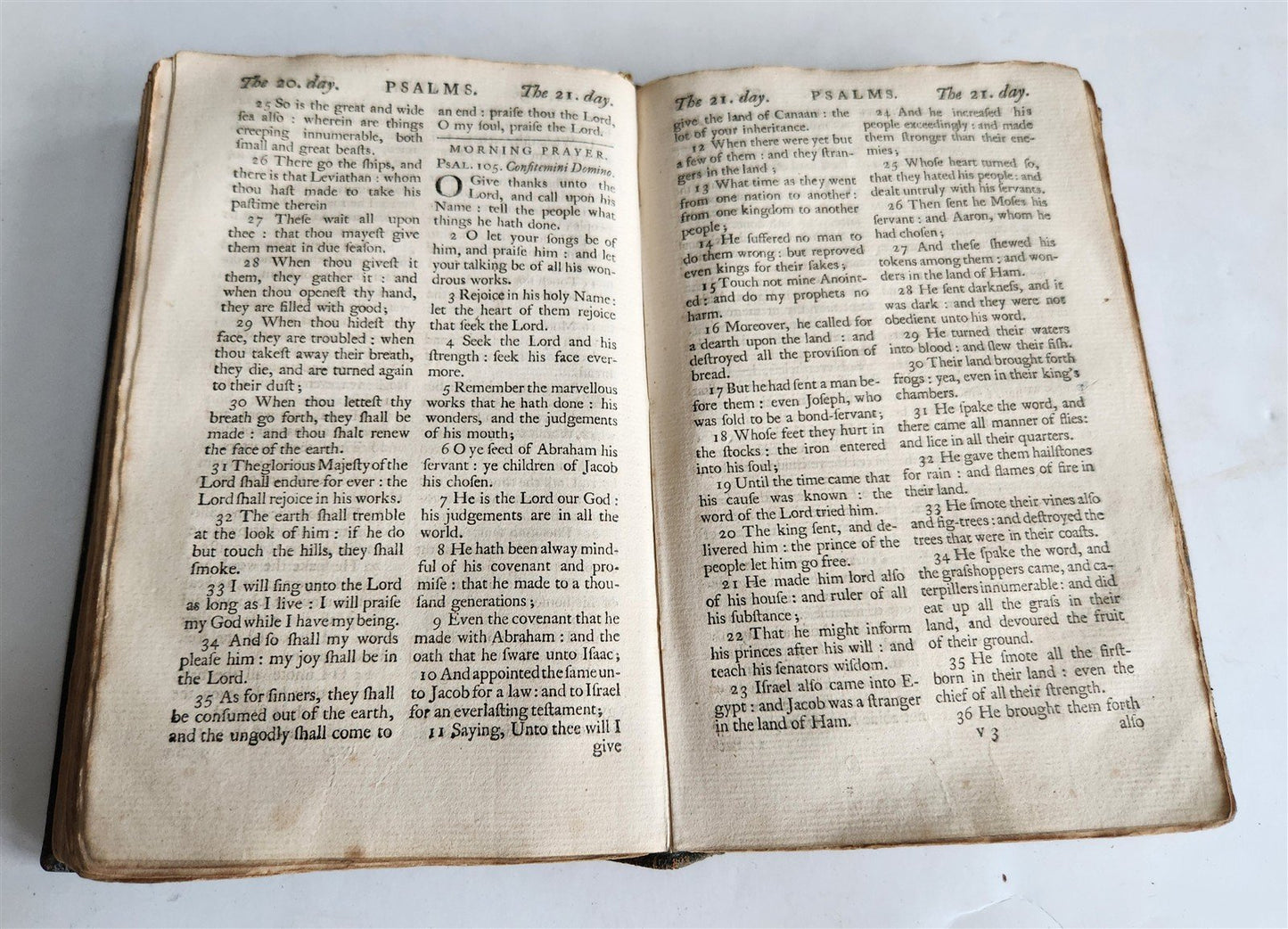 1764 BOOK OF COMMON PRAYER in ENGLISH antique