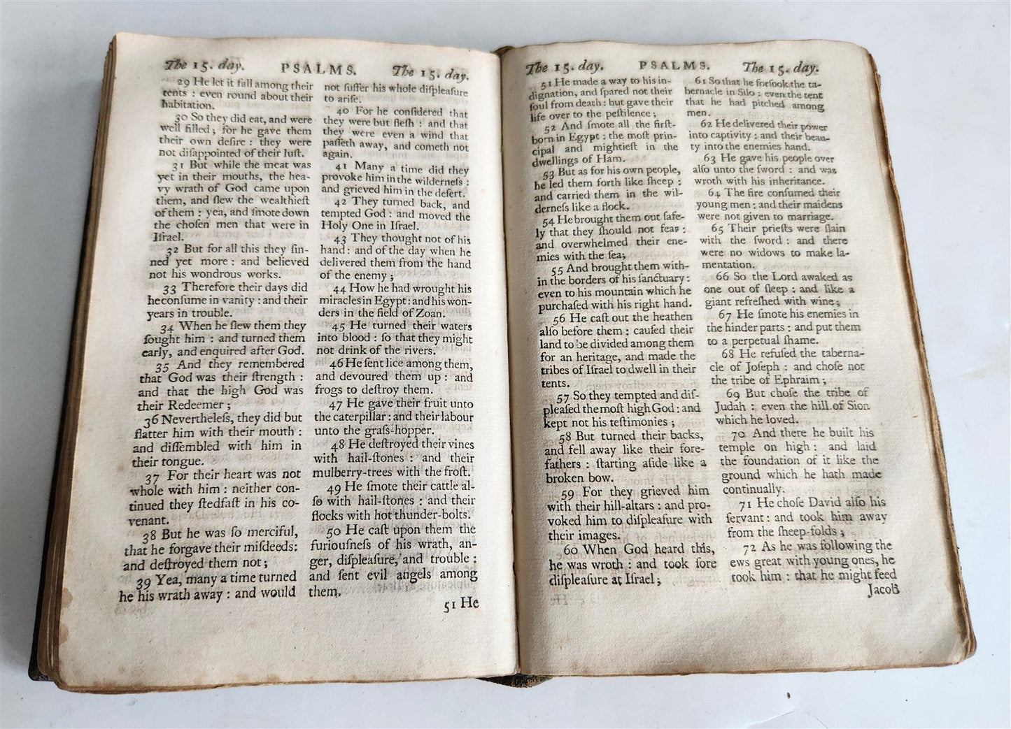 1764 BOOK OF COMMON PRAYER in ENGLISH antique