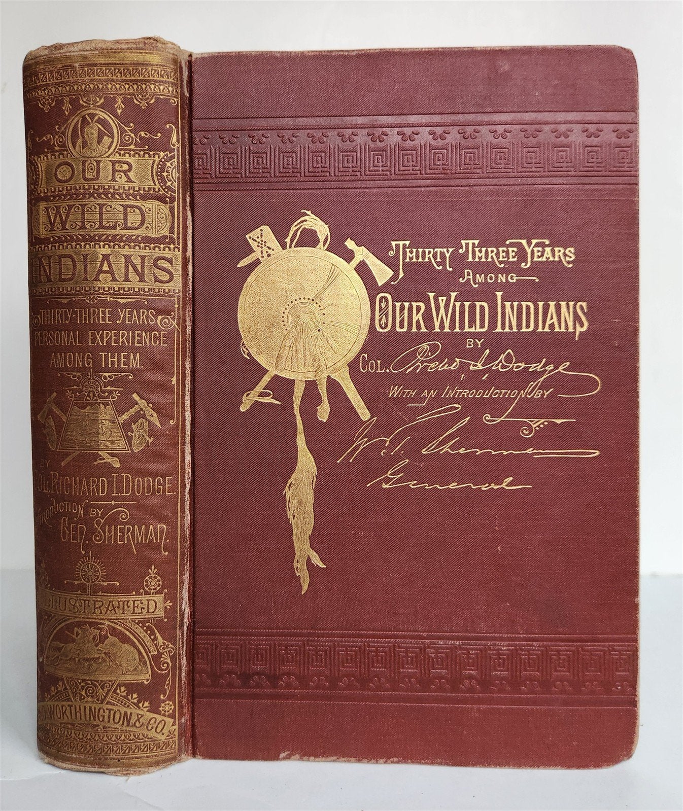 1890 OUR WILD INDIAN 33 YEARS PERSONAL EXPERIENCE AMONG RED MEN antique