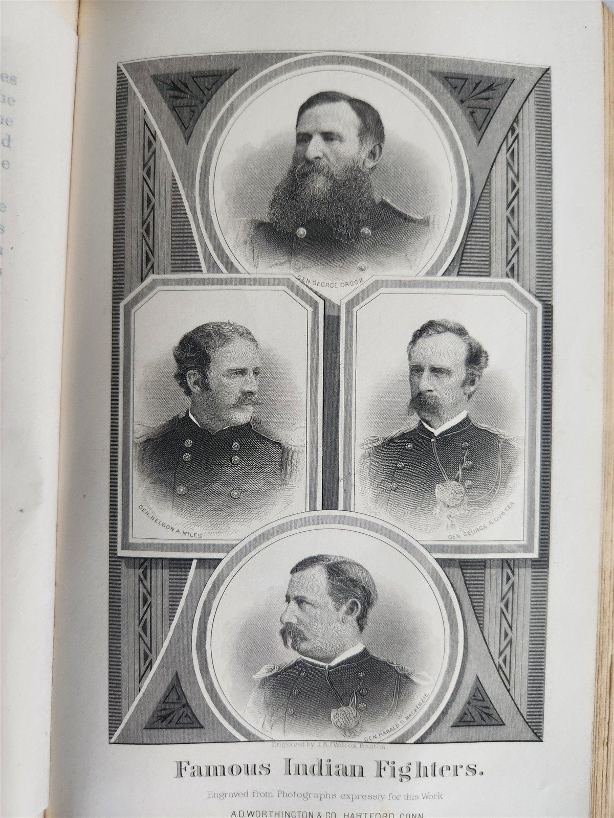 1890 OUR WILD INDIAN 33 YEARS PERSONAL EXPERIENCE AMONG RED MEN antique