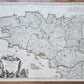 1751 MAP of BRETAGNE FRANCE antique