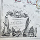 1751 MAP of BRETAGNE FRANCE antique
