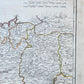 1751 MAP of BRETAGNE FRANCE antique