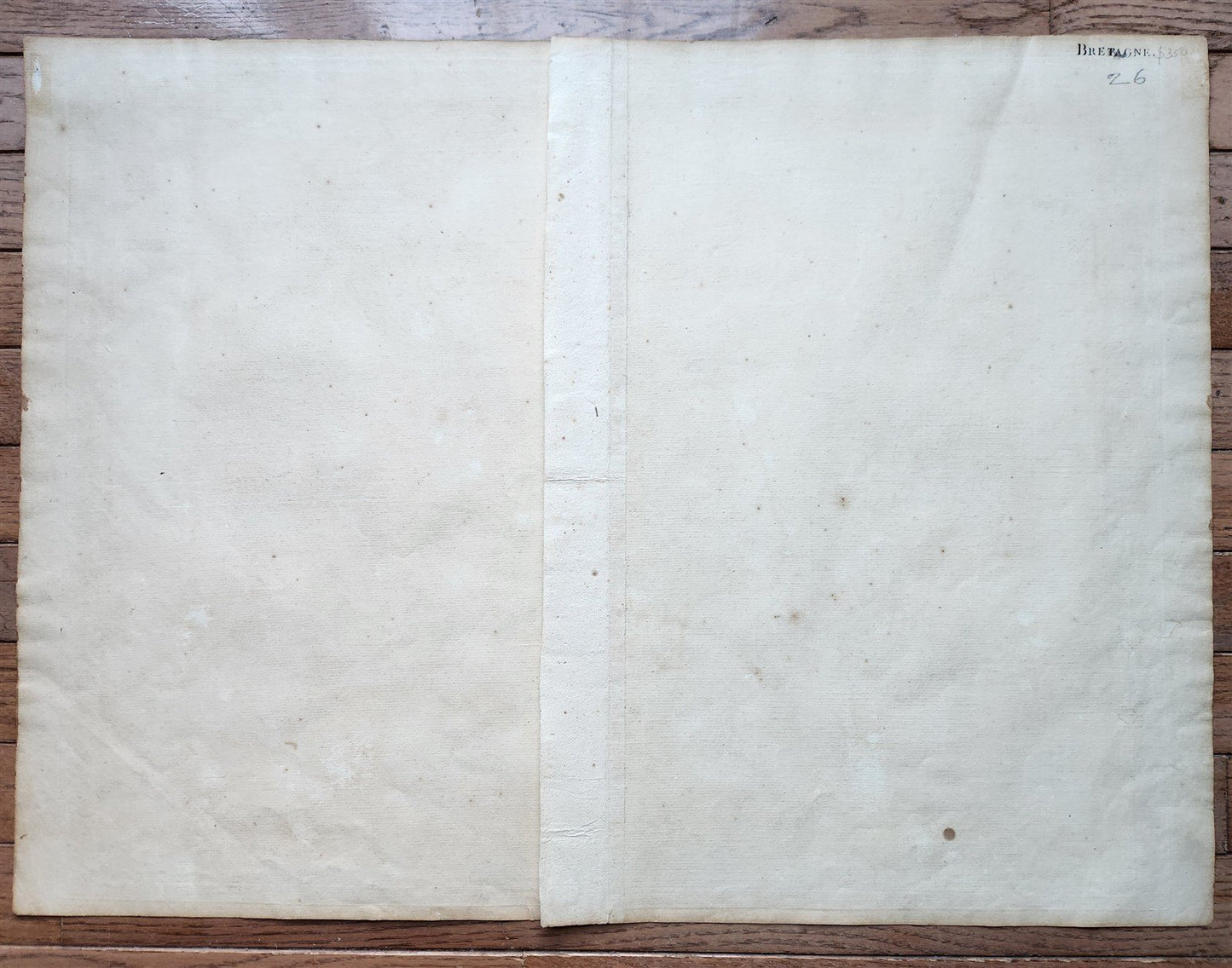 1751 MAP of BRETAGNE FRANCE antique