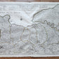 1716 MAP of NORMANDIE FRANCE antique
