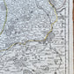 1716 MAP of NORMANDIE FRANCE antique