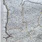 1716 MAP of NORMANDIE FRANCE antique
