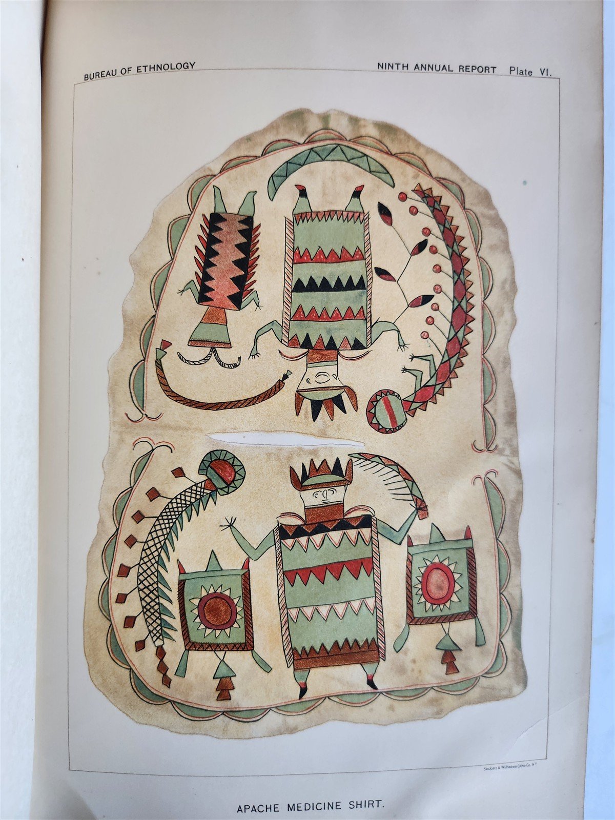 1887-1888 REPORT of AMERICAN BUREAU of ETHNOLOGY by J.POWELL antique ILLUSTRATED