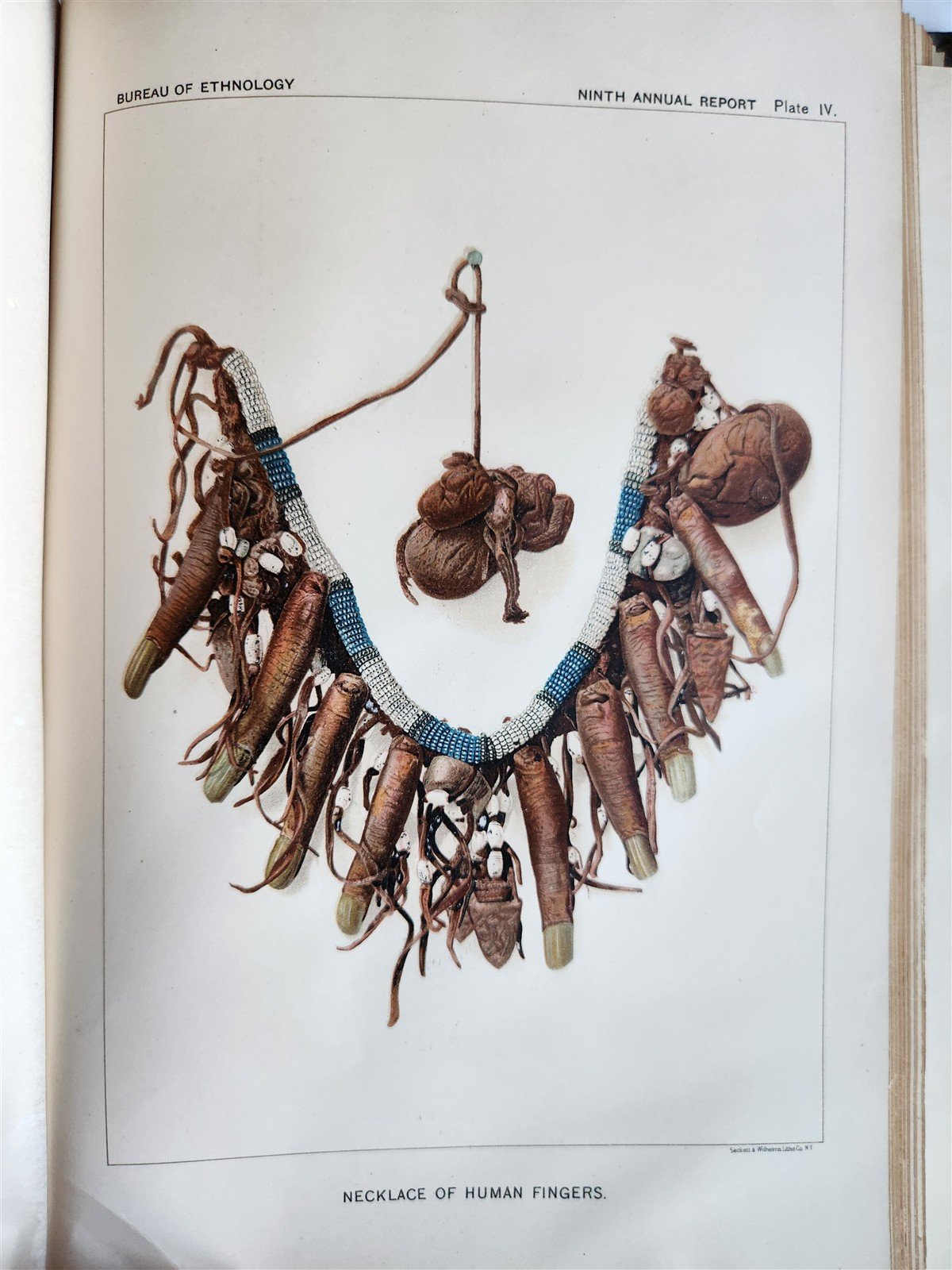 1887-1888 REPORT of AMERICAN BUREAU of ETHNOLOGY by J.POWELL antique ILLUSTRATED