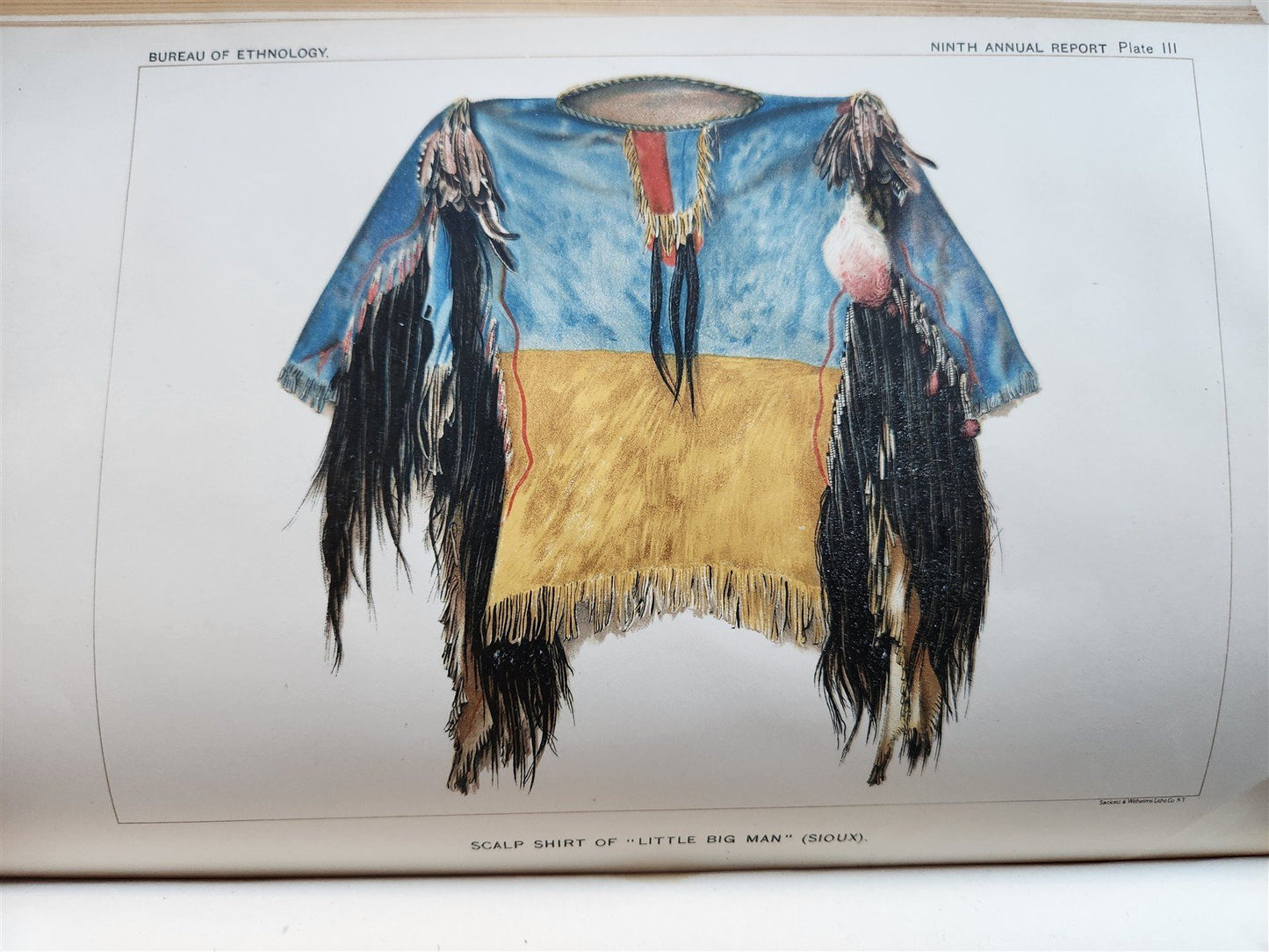 1887-1888 REPORT of AMERICAN BUREAU of ETHNOLOGY by J.POWELL antique ILLUSTRATED