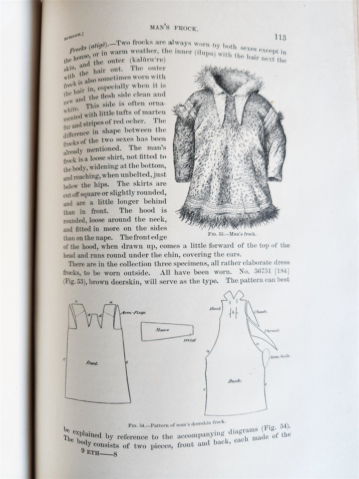 1887-1888 REPORT of AMERICAN BUREAU of ETHNOLOGY by J.POWELL antique ILLUSTRATED