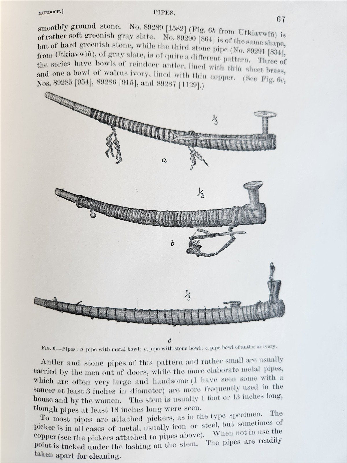 1887-1888 REPORT of AMERICAN BUREAU of ETHNOLOGY by J.POWELL antique ILLUSTRATED