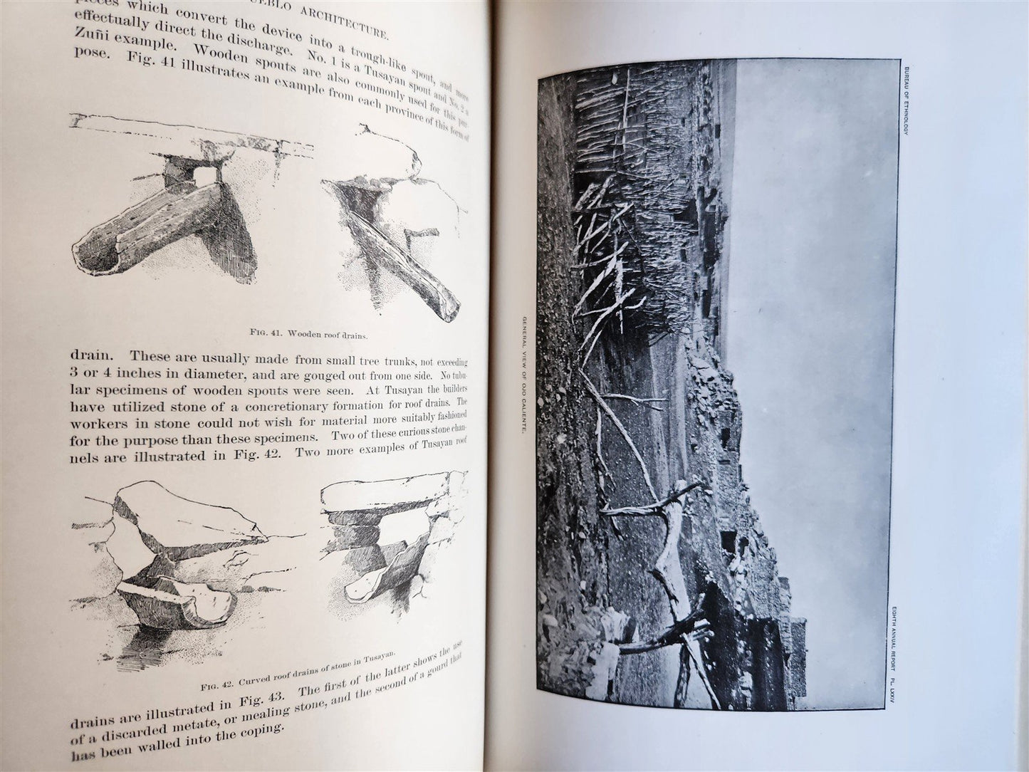 1886-1887 REPORT of AMERICAN BUREAU of ETHNOLOGY by J.POWELL antique ILLUSTRATED