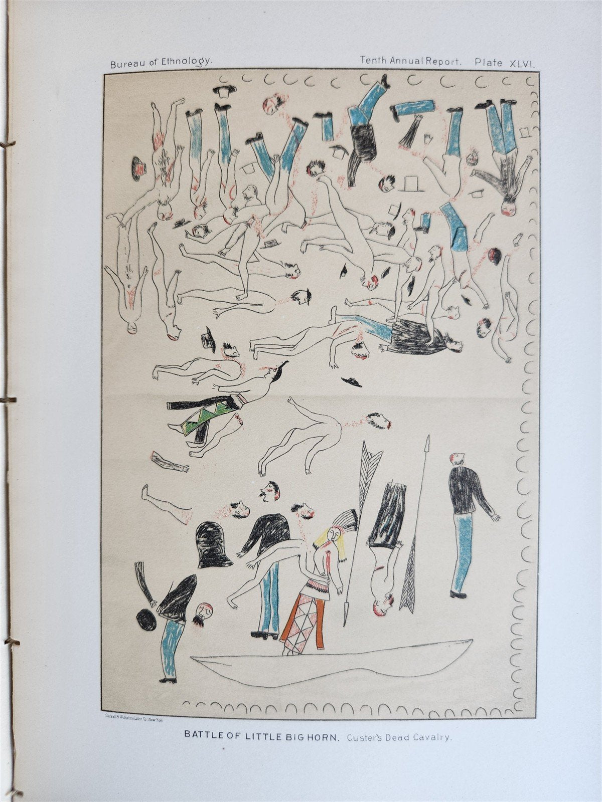 1888-1889 REPORT of AMERICAN BUREAU of ETHNOLOGY by J.POWELL antique ILLUSTRATED