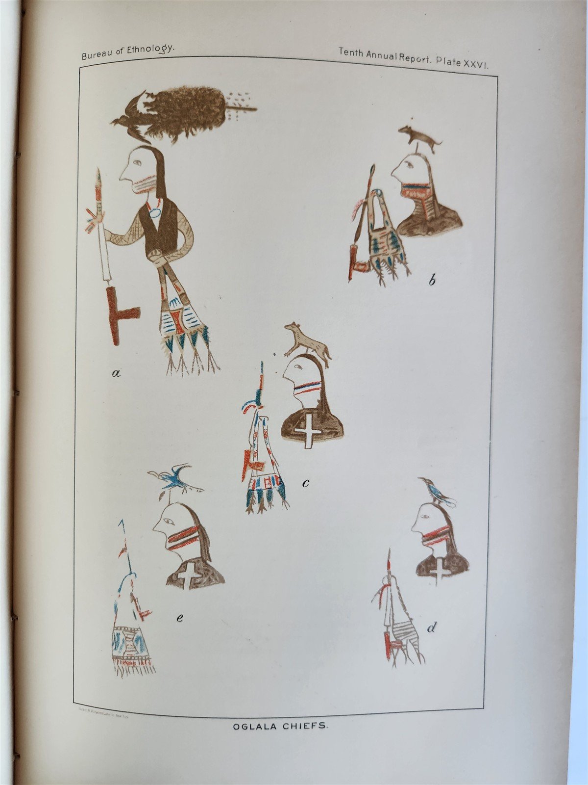 1888-1889 REPORT of AMERICAN BUREAU of ETHNOLOGY by J.POWELL antique ILLUSTRATED