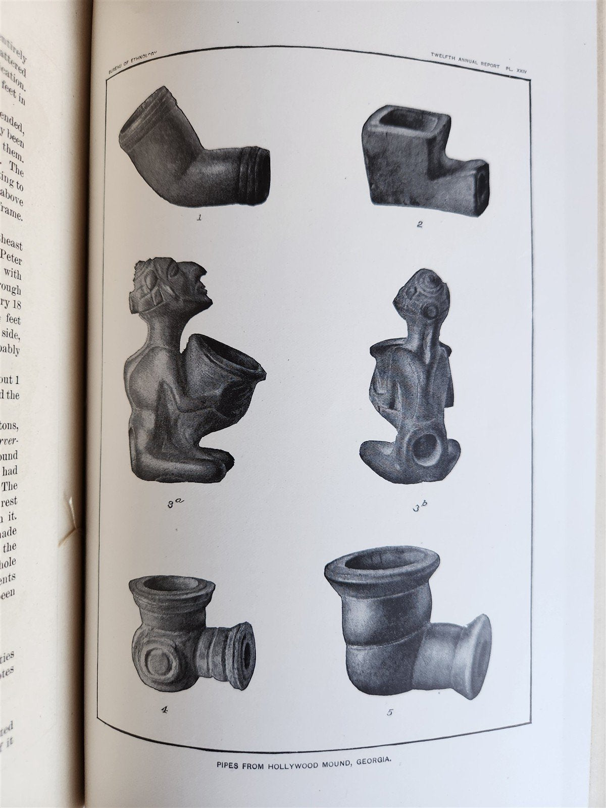 1890-1891 REPORT of AMERICAN BUREAU of ETHNOLOGY by J.POWELL antique ILLUSTRATED