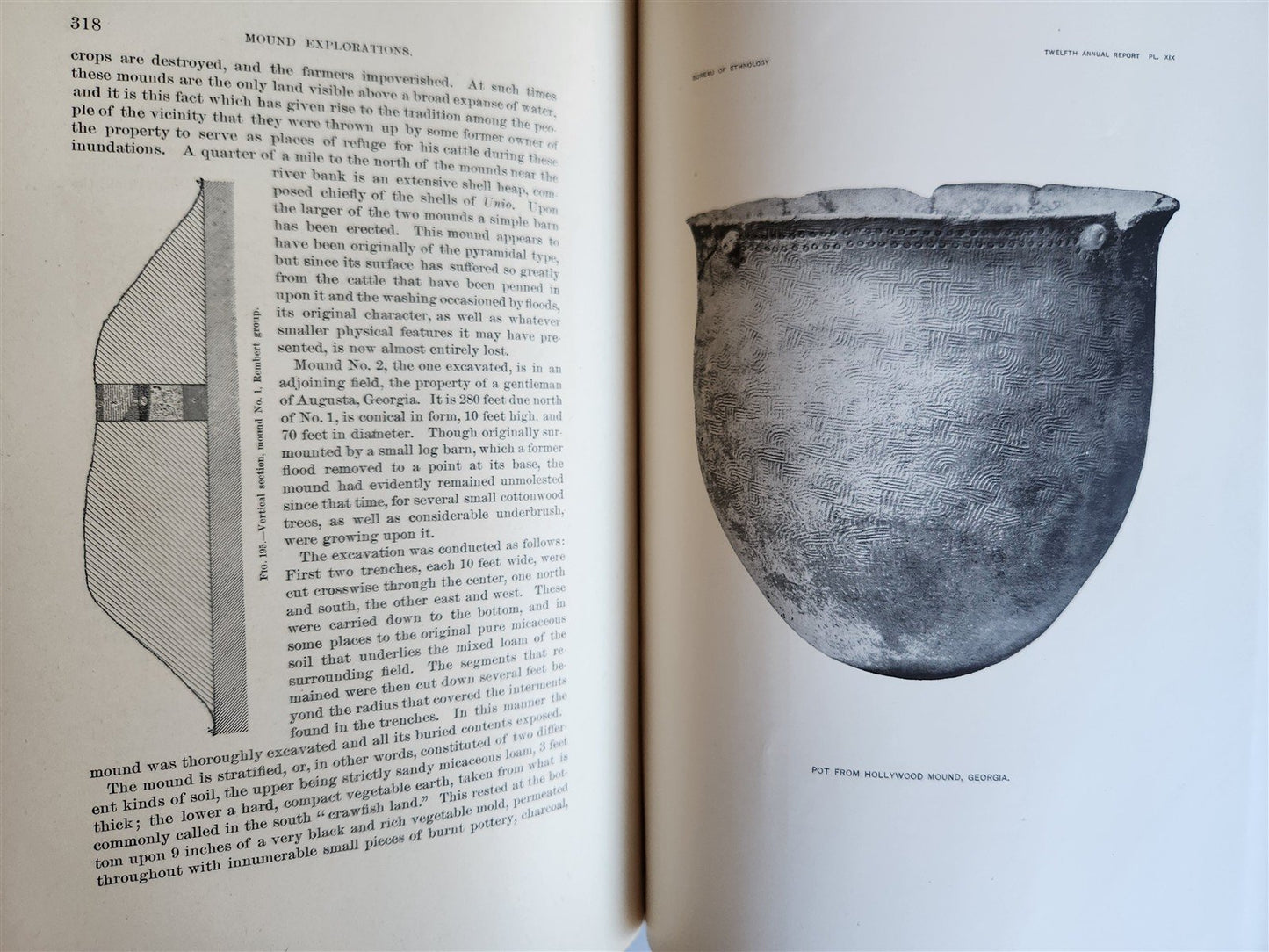 1890-1891 REPORT of AMERICAN BUREAU of ETHNOLOGY by J.POWELL antique ILLUSTRATED