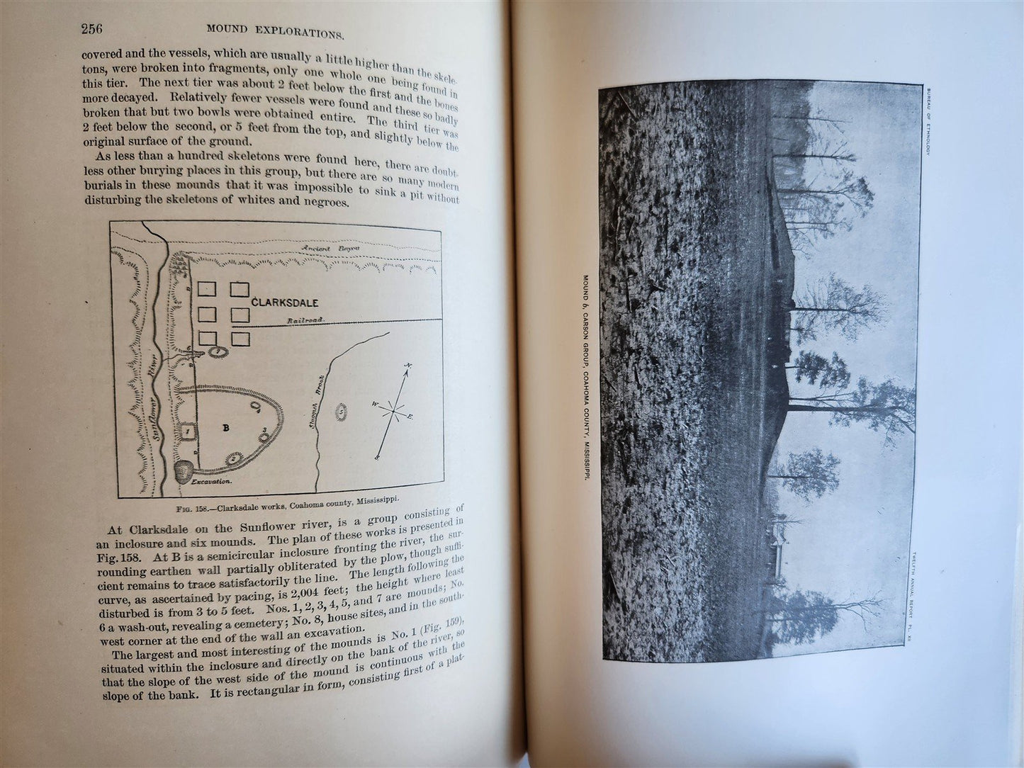 1890-1891 REPORT of AMERICAN BUREAU of ETHNOLOGY by J.POWELL antique ILLUSTRATED